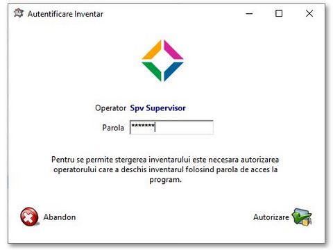 autentificare_stergere_inventar