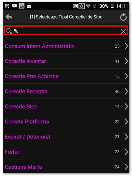 tip_corectie